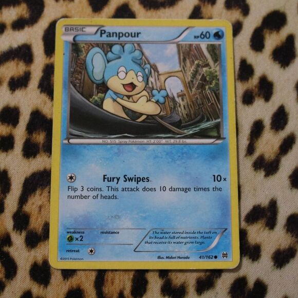 Panpour 41/162 Pokemon Card - Picture 1 of 1